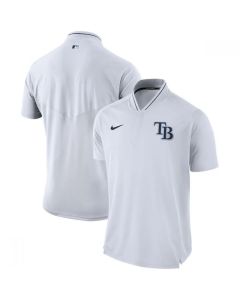 Men's Tampa Bay Rays White Authentic Collection Elite Performance Polo