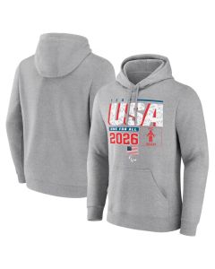 Men's Team USA Gray 2026 Winter Paralympics Pic-O-Gram Hoodie
