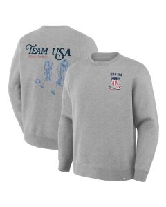 Men's Team USA Heather Gray Milano Cortina 2026 Winter Olympics Curling Sweatshirt