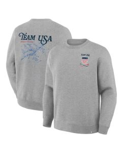 Men's Team USA Heather Gray Milano Cortina 2026 Winter Olympics Snowboarding Sweatshirt