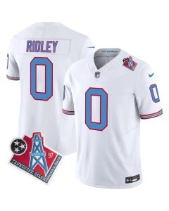 Men's Tennessee Titans #0 Calvin Ridley White 1997 Throwback Vapor F.U.S.E. Limited Jersey (White)