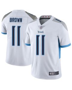 Men's Tennessee Titans #11 A.J. Brown What Vapor Untouchable Limited Stitched Jersey