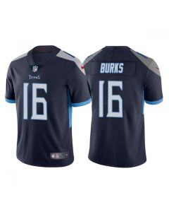 Men's Tennessee Titans #16 Treylon Burks Navy Vapor Untouchable Stitched Jersey