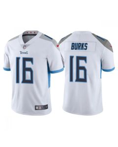 Men's Tennessee Titans #16 Treylon Burks White Vapor Untouchable Stitched Jersey
