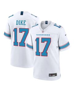 Men's Tennessee Titans #17 Chimere Dike Nike White Game Jersey (White)
