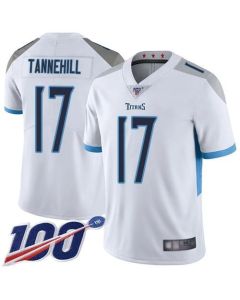 Men's Tennessee Titans #17 Ryan Tannehill 2019 White 100th Season Vapor Untouchable Limited Stitched NFL Jersey
