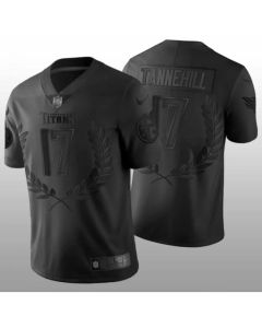 Men's Tennessee Titans #17 Ryan Tannehill Black Vapor Untouchable Stitched Jersey