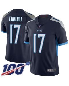 Men's Tennessee Titans #17 Ryan Tannehill Navy 2019 100th Season Vapor Untouchable Limited Stitched NFL Jersey