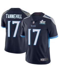 Men's Tennessee Titans #17 Ryan Tannehill Super Bowl LIV Navy Vapor Untouchable Stitched NFL Jersey