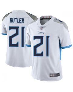 Men's Tennessee Titans #21 Malcolm Butler White Vapor Untouchable Stitched Jersey