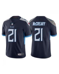 Men's Tennessee Titans #21 Roger McCreary Navy Vapor Untouchable Stitched Jersey