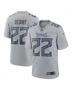 Men's Tennessee Titans #22 Derrick Henry Grey Stitched Jersey
