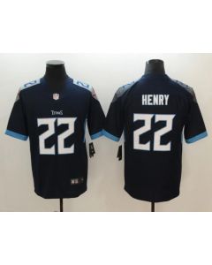 Men's Tennessee Titans #22 Derrick Henry Navy New 2018 Vapor Untouchable Limited Stitched Jersey