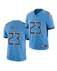 Men's Tennessee Titans #23 Caleb Farley Blue Vapor Untouchable Stitched Jersey