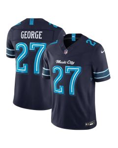 Men's Tennessee Titans #27 Eddie George Navy 2026 Rivalries Collection Vapor F.U.S.E. Limited Jersey (Navy)