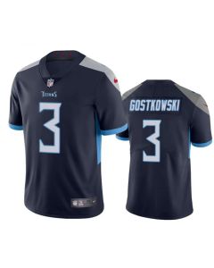 Men's Tennessee Titans #3 Stephen Gostkowski Navy Vapor Untouchable Stitched Jersey