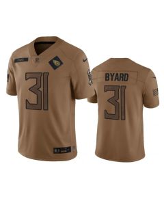 Men's Tennessee Titans #31 Kevin Byard 2023 Brown Salute To Service Stitched Football Jersey
