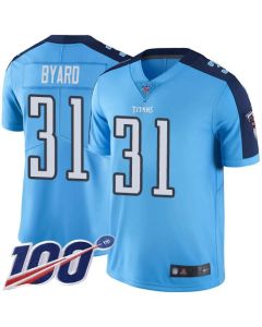Men's Tennessee Titans #31 Kevin Byard Blue 2019 100th Season Vapor Untouchable Limited Stitched NFL Jersey