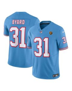 Men's Tennessee Titans #31 Kevin Byard Blue 2023 F.U.S.E. Throwback With John Madden Patch Vapor Limited Stitched Football Jersey
