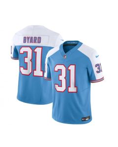 Men's Tennessee Titans #31 Kevin Byard Blue/White 2023 F.U.S.E. Vapor Limited Throwback Stitched Football Jersey