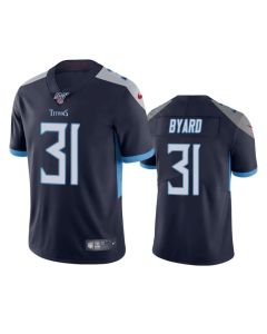 Men's Tennessee Titans #31 Kevin Byard Navy 2019 100th Season Vapor Untouchable Limited Stitched NFL Jersey