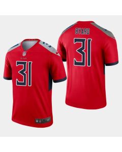 Men's Tennessee Titans #31 Kevin Byard Red Inverted Legend Jersey