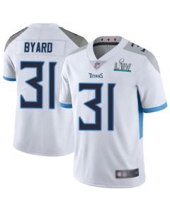 Men's Tennessee Titans #31 Kevin Byard Super Bowl LIV White Vapor Untouchable Stitched NFL Jersey