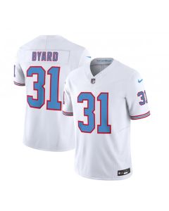 Men's Tennessee Titans #31 Kevin Byard White 2023 F.U.S.E. Vapor Limited Throwback Stitched Football Jersey