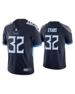 Men's Tennessee Titans #32 Darrynton Evans Navy Vapor Untouchable Stitched Jersey