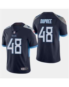 Men's Tennessee Titans #48 Bud Dupree Navy Vapor Untouchable Stitched Jersey