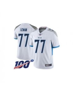 Men's Tennessee Titans #77 Taylor Lewan White Vapor Untouchable Limited Stitched Football Jersey (White)
