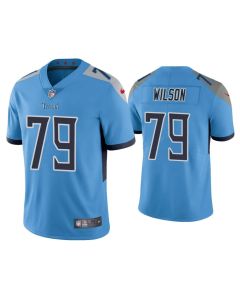 Men's Tennessee Titans #79 Isaiah Wilson Blue Vapor Untouchable Stitched Jersey