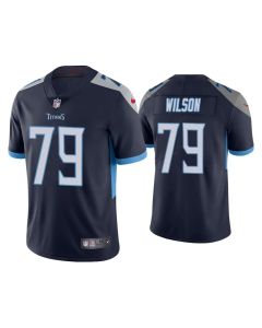 Men's Tennessee Titans #79 Isaiah Wilson Navy Vapor Untouchable Stitched Jersey