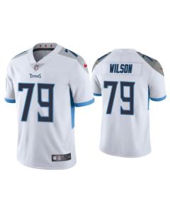 Men's Tennessee Titans #79 Isaiah Wilson White Vapor Untouchable Stitched Jersey