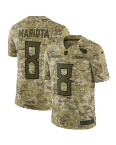 Men's Tennessee Titans #8 Marcus Mariota 2018 Camo Salute to Service Limited Stitched NFL Jersey