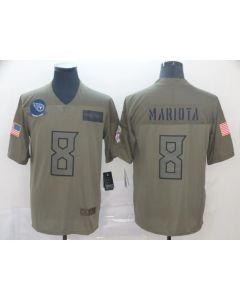 Men's Tennessee Titans #8 Marcus Mariota 2019 Camo Salute To Service Limited Stitched NFL Jersey