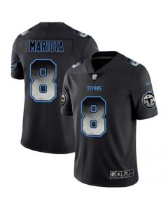 Men's Tennessee Titans #8 Marcus Mariota Black 2019 Smoke Fashion Limited Stitched NFL Jersey