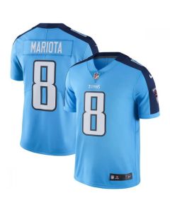 Men's Tennessee Titans #8 Marcus Mariota Light Blue Vapor Untouchable Limited Stitched NFL Jersey