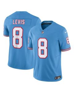 Men's Tennessee Titans #8 Will Levis Light Blue Alternate Oilers Throwback Vapor F.U.S.E. Limited Jersey