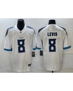 Men's Tennessee Titans #8 Will Levis White Vapor Untouchable Stitched Jersey