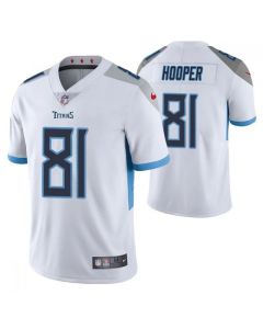 Men's Tennessee Titans #81 Austin Hooper White Vapor Untouchable Stitched Jersey