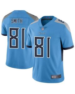 Men's Tennessee Titans #81 Jonnu Smith 2019 Blue Vapor Untouchable Limited Stitched NFL Jersey