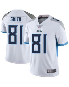 Men's Tennessee Titans #81 Jonnu Smith 2019 White Vapor Untouchable Limited Stitched NFL Jersey