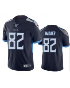 Men's Tennessee Titans #82 Delanie Walker Navy 2019 100th Season Vapor Untouchable Limited Stitched NFL Jersey