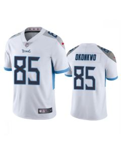 Men's Tennessee Titans #85 Chig Okonkwo White Vapor Untouchable Stitched Jersey