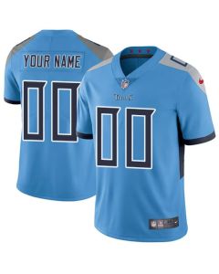 Men's Tennessee Titans Customized Light Blue Team Color Vapor Untouchable Limited NFL Stitched Jersey