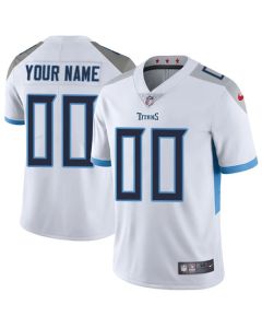 Men's Tennessee Titans Customized White Vapor Untouchable Limited Stitched NFL Jersey