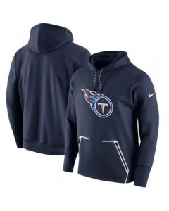 Men's Tennessee Titans Navy Champ Drive Vapor Speed Pullover Hoodie