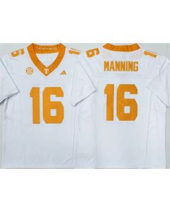 Men's Tennessee Volunteers #16 Peyton Manning White 2026 Vapor F.U.S.E. Limited Jersey