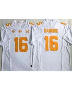 Men's Tennessee Volunteers #16 Peyton Manning White Vapor F.U.S.E. Limited Jersey